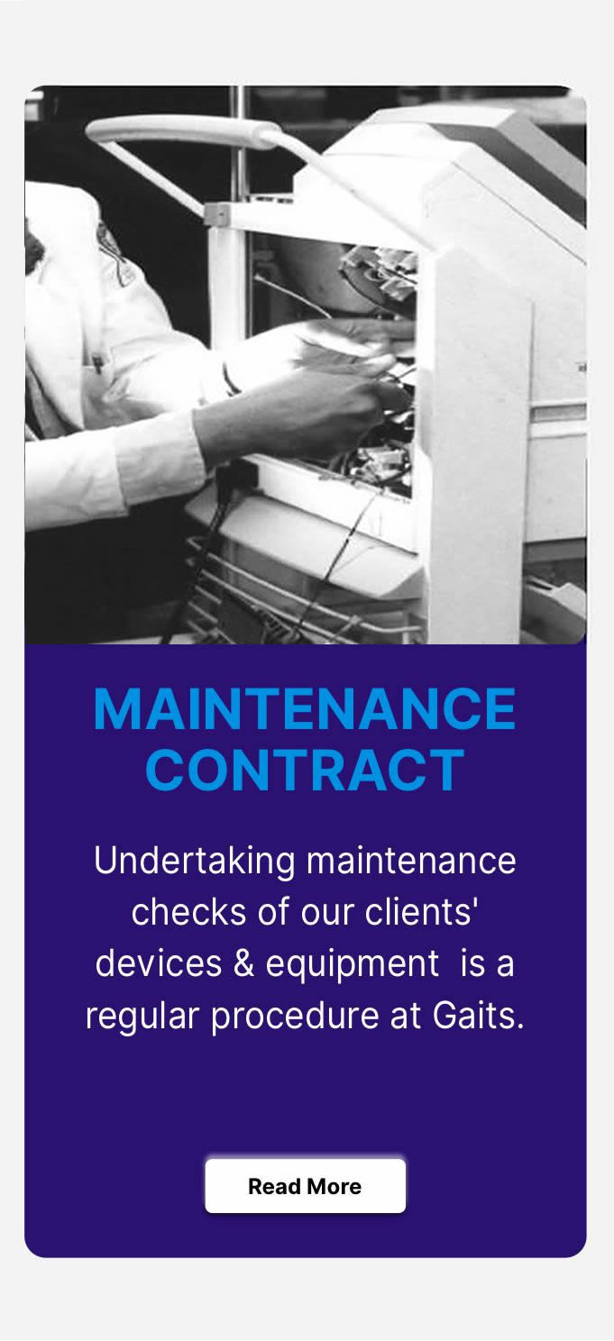 Read More on Our Maintenance Contract Service